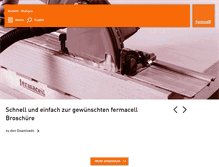 Tablet Screenshot of fermacell.ch